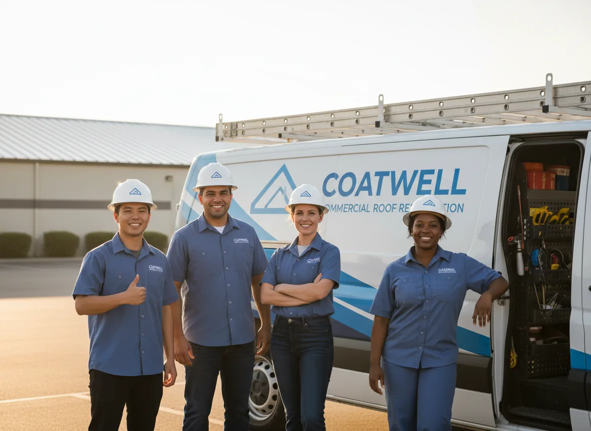 Commercial roof coating company in Clifton, KS